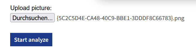 Start Analyze Button