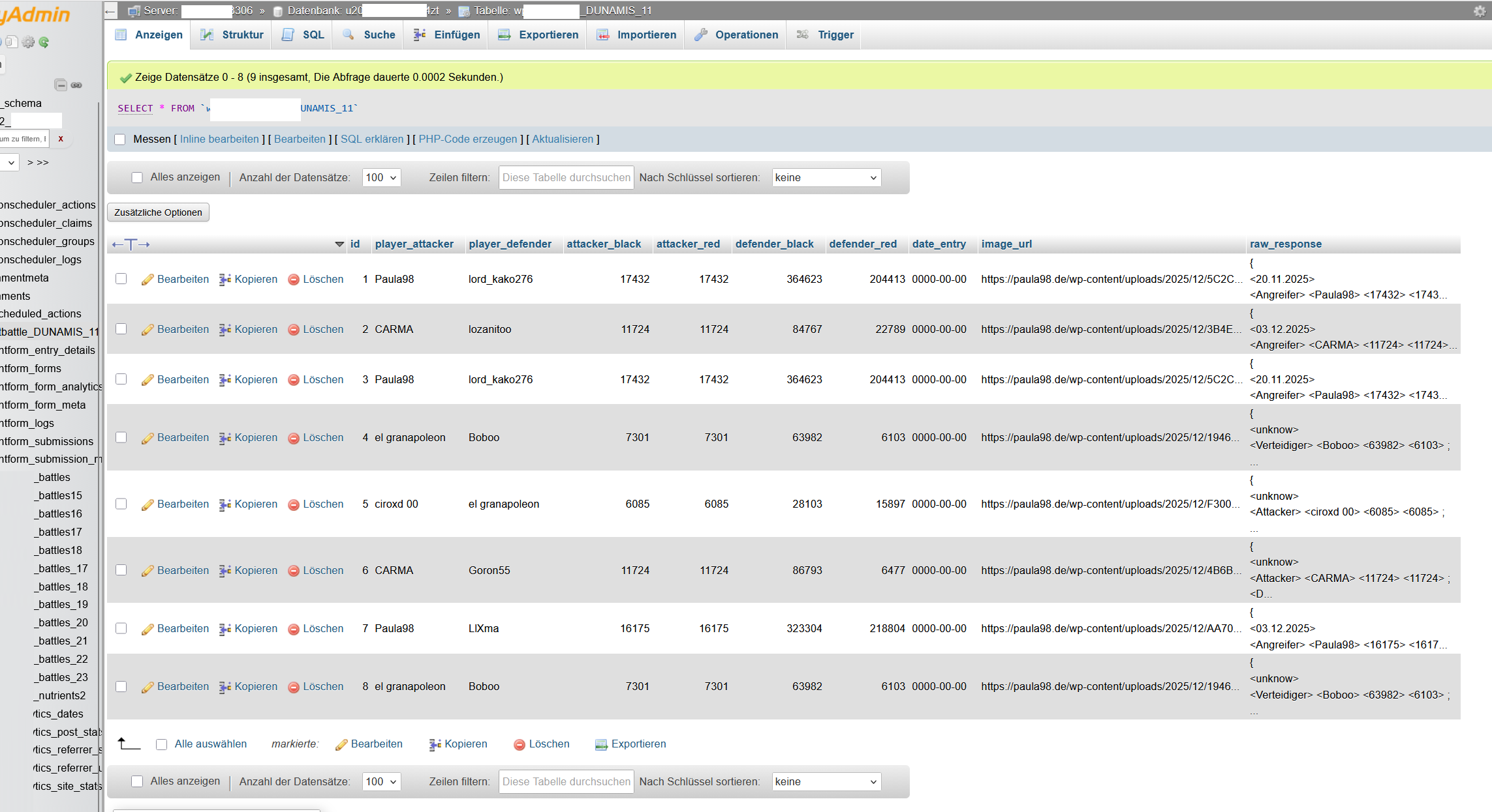 MySQL Database System